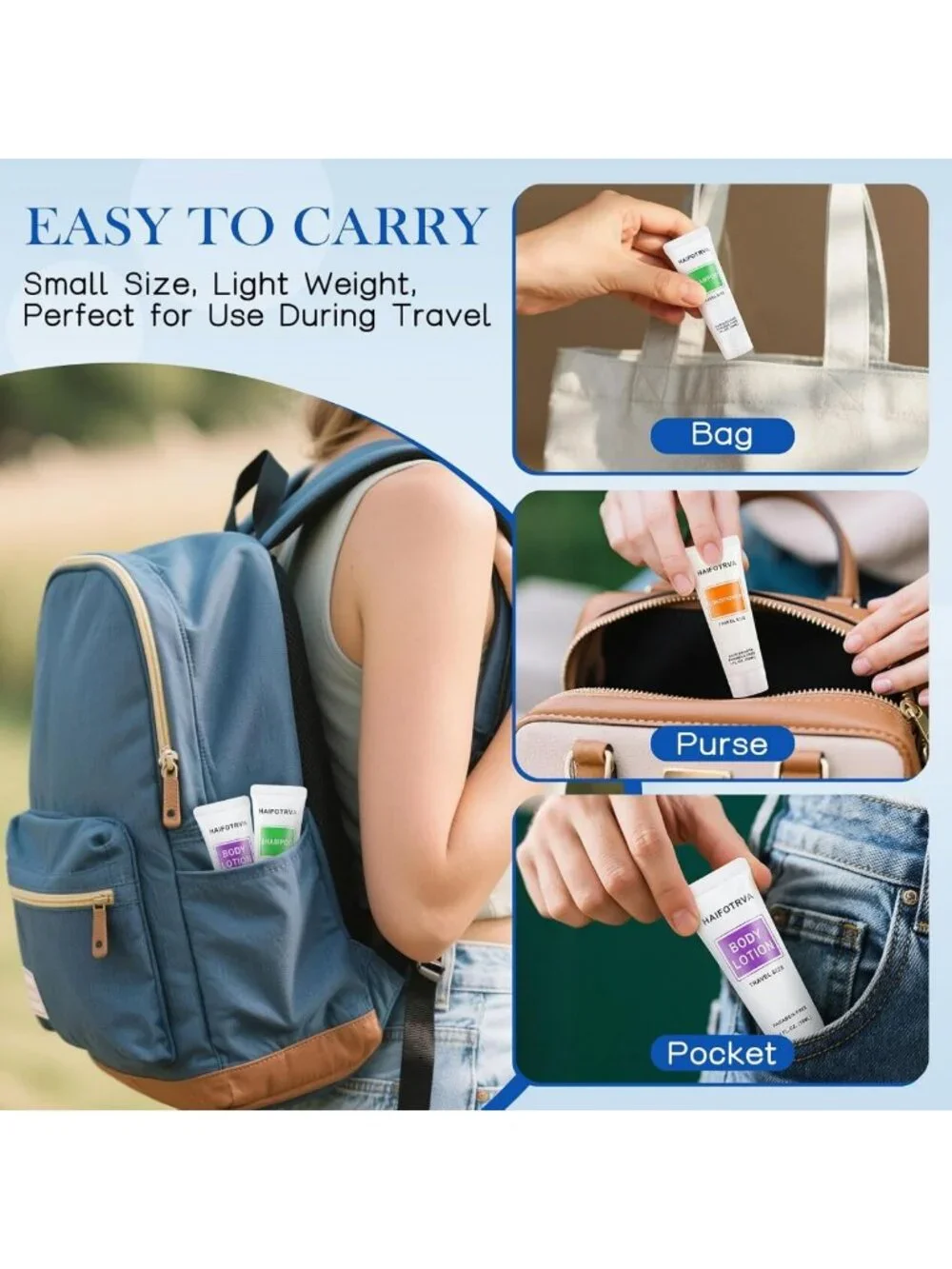 200 Pcs 5-IN-1 Travel Soaps & Toiletries Set, Bulk Hotel Supplies for Guests